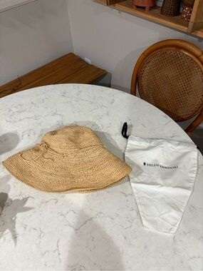 Helen Kaminski Provence Woven Sun Hat Brown